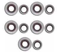 UYTGFO Adatta per S-t-i-h-l MS382 Parti di utensili da giardino per motosega 5 set 382 cilindro di tenuta dell'olio con guarnizione a cilindro grande (5 set di guarnizioni per olio)