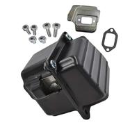 UYTGFO Adatto for 034 e 036 Set completo con guarnizione e viti Silenziatore di scarico for motosega compatibile con i modelli MS360 MS340