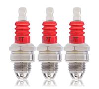 UYTGFO Adatto for 33cc 43cc 47cc 49cc 2 tempi ATV Quad Scooter Trimmer Soffiatore Motosega Decespugliatore Tagliabordi 3 pezzi Candela a 3 elettrodi L7T