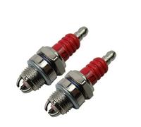 UYTGFO Adatto for candela a tre poli L7T elettrodo a 2 tempi motore decespugliatore a benzina 2500 3800 4500 5200 Accessori di ricambio(2pcs red)
