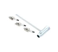 UYTGFO Adatto for decespugliatore con motore a 2 tempi for Husqvarna 503235111 577484001 3 pezzi BPMR7A candele con chiave for cacciavite for motosega 13 x 19 mm