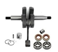 UYTGFO Adatto for decespugliatore STIHL FS400 FR450 FS450 FS480 40 mm 42 mm 44 mm Albero motore Pistone Cuscinetto a sfere Paraolio Set completo di guarnizioni(40mm FS400 Set)