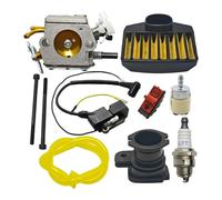UYTGFO Adatto for Husqvarna 365 362 371 372 Kit filtro aria carburatore motosega 537162204 503281801 503 28 32 03 Bobina di accensione