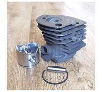 UYTGFO Adatto for Husqvarna 51 Rebuild Set include albero motore, cilindro, pompa dell'olio, cuscinetti e paraoli sostituiti(Cylinder set)