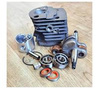 UYTGFO Adatto for Husqvarna 51 Rebuild Set include albero motore, cilindro, pompa dell'olio, cuscinetti e paraoli sostituiti(Set)