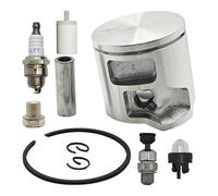 UYTGFO Adatto for Husqvarna 555 556 560 562 562XP 560XP 560XPG Filtro carburante Valvola di decompressione Bulbo di adescamento Candela Kit fasce elastiche da 46 mm