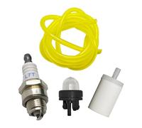 UYTGFO Adatto for Husqvarna Craftsman Mcculloch Motosega Decespugliatore Tagliabordi Soffiatore Pompa di innesco Tubo flessibile del carburante Filtro Kit candela