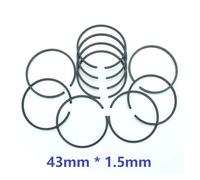 UYTGFO Adatto for JONSERED CS2252 CS2253 for HUSQVARNA 545 550XP MOTOSEGA DECESPUGLIATORE UTENSILI ELETTRICI DA GIARDINO ANELLO PISTONE 43 MM * 1,5 MM(100 PCS)