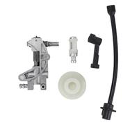 UYTGFO Adatto for motosega 4500 5200 5800 45CC 52CC 58CC Kit di ricambio for pompa dell'olio, filtro, tubo flessibile, ugello dell'olio e turbina.
