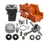 UYTGFO Adatto for motosega HUSQVARNA 137 142 137E 142E Kit di ricostruzione del motore del cilindro del carter da 38 mm