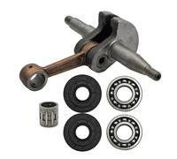 UYTGFO Adatto for motosega Husqvarna 340 345 350, parte di ricambio con kit cuscinetto ad aghi e paraolio, albero motore for attrezzi da giardino