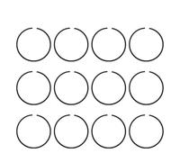 UYTGFO Adatto for motosega Husqvarna 353 351 350 346 XP 346XP 340 Kit di ricambio for anelli pistone da 45 mm x 1,2 mm, 12 pezzi/lotto