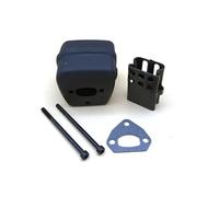 UYTGFO Adatto for motosega HUSQVARNA 36 41 136 137 141 142 Parti del blocco silenzioso n. 530069415 Kit guarnizione bullone silenziatore marmitta di scarico HUNDURE