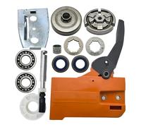 UYTGFO Adatto for motosega HUSQVARNA 50 51 55 Rancher con cuscinetti, guarnizioni, piastra barra, tamburo frizione, coperchio laterale, maniglia freno catena, kit pompa olio