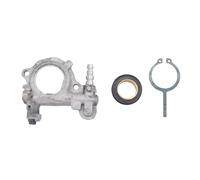 UYTGFO Adatto for motosega Stihl 024 026 MS240 MS260 1121 640 3203 Pompa dell'olio con vite senza fine e supporto