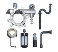 UYTGFO Adatto for motosega Stihl 034 036 MS360 Sostituisci 1125 640 3201 A16F-Kit pompa olio oliatore ingranaggio a vite senza fine filtro olio carburante