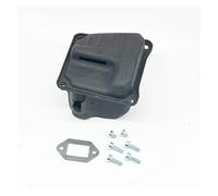 UYTGFO Adatto for motosega Stihl 044 MS440 046 MS460 MS 440 460 Silenziatore a doppia porta 11281400603 Kit guarnizione marmitta di scarico di ricambio