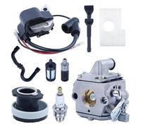UYTGFO Adatto for motosega Stihl MS170 017 018 Candela Filtro carburante Tubo olio Filtro olio Filtro aria Bobina di accensione Sostituisce MS180 Carb