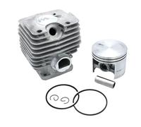 UYTGFO Adatto for motosega STIHL MS381 MS 381 038 ricambio P/N 1119 020 1204 Kit perno anello pistone cilindro da 52 mm resistente