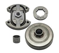 UYTGFO Adatto for motoseghe Husqvarna 55 Rancher 50 51 261 262, pezzo di ricambio, gabbia ad aghi da 3/8"-7T, kit cuscinetto for pignone e tamburo frizione