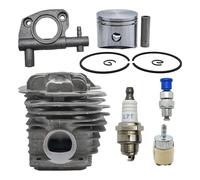 UYTGFO Adatto for motoseghe Oleo-Mac 952 Master Parte Candela 50082012 Cilindro da 45 mm Pistone Perno Kit pompa olio