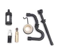 UYTGFO Adatto for MS 180 170 MS180 MS170 018 017 Parti for motosega 11236407102 Pompa dell'olio Ingranaggio a vite senza fine Filtro dell'olio combustibile Kit tubo flessibile