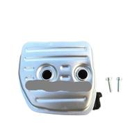 UYTGFO Adatto for MS251 Silenziatore e vite MS231 MS251C e altre motoseghe Silenziatore di scarico in metallo Scudo termico Doppie porte 1143 140 0651