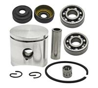 UYTGFO Adatto for parti del motore della motosega HUSQVARNA 36 136 136LE 137 137e Kit guarnizioni olio for cuscinetti a sfere, anello pistone da 38 mm