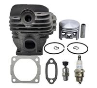 UYTGFO Adatto for Stihl 026 026pro Ms260 Motosega Big Bore Parti di ricambio for estremità superiore Cilindro e pistone placcati in Nikasil da 44,7 mm Kit guarnizioni