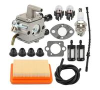 UYTGFO Adatto for Stihl FS120 FS200 FS250 FS300 FS350 FR350 FR450 FR480 Sostituisce 4134 120 0653 4134 120 0603 Kit filtro aria carburatore