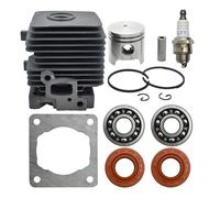 UYTGFO Adatto for Stihl FS38 FS45 FS46 FS55 HL45 FS45L FS46C KM55C KM55R OEM 4140 020 1202 Parti di ricambio del motore Kit cilindro pistone da 34 mm