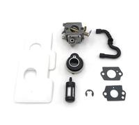 UYTGFO Adatto for Stihl MS180 MS170 018 017 MS 180 170 Motosega Parte Premium-2X Carburatore Collettore di aspirazione Filtro aria carburante Tubo flessibile Guarnizione