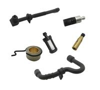 UYTGFO Adatto for Stihl MS180 MS170 MS 180 170 018 017 Parti for motosega 11236407102 Kit tubo flessibile for filtro olio carburante, ingranaggio a vite senza fine e pompa dell'olio