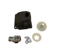 UYTGFO Adatto for STIHL MS380 MS381 038 038AV 038 MS 380 381 Ricambi for motosega 11196403200 Marmitta Pompa olio Ingranaggio a vite senza fine Lubrificatore Ruota dentata