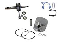 UYTGFO Adatto for STIHL TS410 TS420 50 mm cilindro pistone albero motore guarnizione paraolio cuscinetto kit di ricostruzione for sega for cemento troncatrice parti di riparazione(Crankshaft Piston)