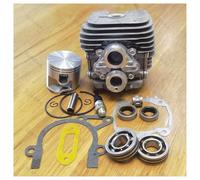 UYTGFO Adatto for STIHL TS410 TS420 50MM Troncatrice Parte di ricambio TS420 Set di riparazione Include kit cilindro Cuscinetti a sfera Guarnizioni Paraolio Perno