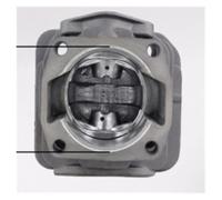 UYTGFO Adatto per kit di guarnizioni per motosega da 43 mm, 45 mm, 45,2 mm, 4500, 45 cc, 5200, 52 cc, 5800 58 cc, cilindro a doppio canale, anello pistone ad ago (58 cc 45,2 mm singolo)