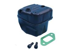 UYTGFO Misura for Husqvarna 357XP 359 357 XP for Jonsered CS 2156 2159 Motosega 503917601 Silenziatore di Scarico di Ricambio Staffa di Supporto Bullone Guarnizione kit