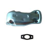 UYTGFO Misura for ZENOAH GZ3500T HUSQVARNA REDMAX JONSERED PARTNER 35.2CC 2HP MOTOSEGHE ORIGINALE T435 SILENZIATORE DI SCARICO 577742001 521792001(Muffler And Gasket)