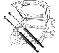 UYTKTN 2 Pezzi Molla Gas Bagagliaio Ammortizzatori per Mazda Tribute 2001-2006(OEM-SG327007)-45.5cm, Supporti di Sollevamento del portellone Posteriore del Bagagliaio
