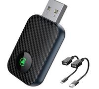 UYTKTN Adattatore Carplay Wireless e Android Auto Wireless 2 in 1 per Honda HR-V 2019-2023, Convertitore CarPlay Plug & Play Dongle Wireless Stabile