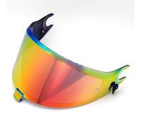 UYTKTN Visiera per Casco per Shark Spartan GT, Lenti per Caschi da Moto, Durevole e Resistente ai Graffi Parti di Ricambio per Visiera Colorata del Casco,C Red