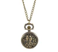 UYUME l'orologio, Orologio da Tasca retrò, Movimento al Quarzo da Donna, Moda, Orologio da Tasca Vintage, Orologi da Tasca con Doppia Gazza, Come Mostrato