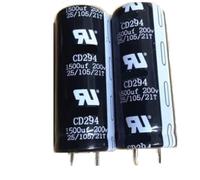 UYUUBNK 1/2/5/10PCS 200V1500uF 1500uF 200V 25 * 65 condensatore elettrolitico in alluminio (200V1500uF 10pcs)