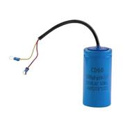 UYUUBNK 1 pz CD60 300uF 300 V AC Condensatore di Avvio Per Heavy Duty Motore Elettrico Compressore D'aria Rosso Giallo Due Fili