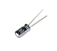 UYUUBNK 500PCS 47UF 50V Condensatore elettrolitico in alluminio 50V47UF 105C 6x12mm
