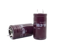 UYUUBNK 5PCS-12PCS 50v4700uf 4700uf 50v condensatore elettrolitico in alluminio 22 * 45mm (5PCS)