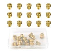 UYUYong 15 pezzi Ugelli per Carburatore set Carburatore 8mm M6 Jet Principale per Dellorto Taglia 60-130 Carburatore Jet - Ottone