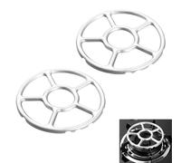 UYVPAER 2 Pezzi Confezione Da Supporti Riduttori Universali Standard Griglia Riduttore A Croce Per Fornelli A Gas In Acciaio