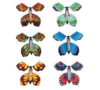 UYVPAER Magico Volante Farfalla, 6 Pezzi Magic Flying Butterfly, Farfalle Volanti, Volante Farfalla Sorpresa, Farfalle Trucchi Magici Per Regali A Compleanno, Carte, Sorpresa